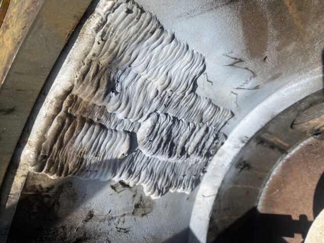 wellhead weld repair before and after machining